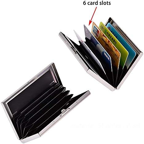 כרטיס אשראי מחזיק מתכת כרטיס ביקור מקרה עבור גברים או נשים