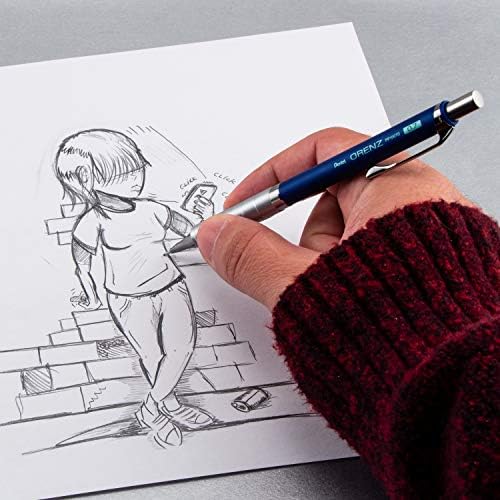 פנטל אמנויות אורנץ דלוקס מכאני עיפרון אריזת מתנה סט