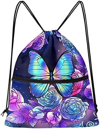 DOGINTHEHORE BUTTERFLY ROODSTRING STRACKTICK BUK SACKPACK CINCH POLYEST FOUCH SPOT
