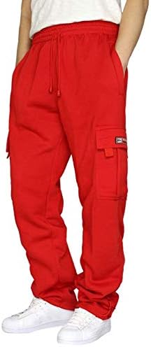 מכנסי צבע ספורט רופפים מכנסיים מכנסיים מכנסיים המותניים כיס המותניים של חבל מוצק של מכנסיים מזדמנים