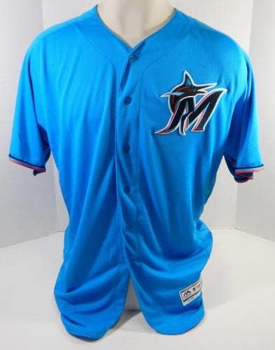 מיאמי מרלינס ראיין מקיי 6 משחק הונפק כחול ג'רזי 46 DP22199 - משחק משומש גופיות MLB