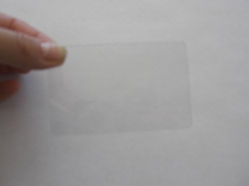 100 תמונה מזהה כרטיס אשראי ברור 30 מיל ריק פלסטיק