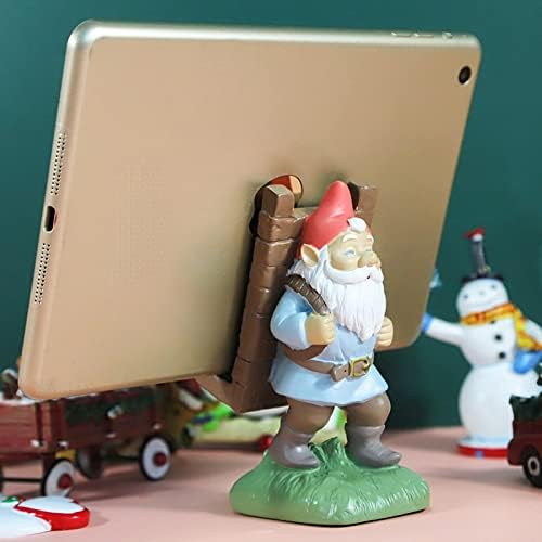 Hafsum Creative Santa Claus בעל טלפון נייד מחזיק שרף מלאכת שרף שולחן עבודה שולחני טלפונים ניידים
