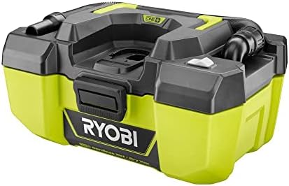 Ryobi 18-Volt One+ 3 פרויקט גל רטוב/יבש ואקום מפוח עם אחסון אביזרים