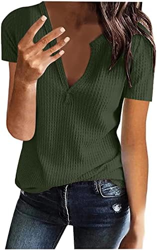 חולצות שרוול קצרות של נשים חולצות כושר נינוחות חולצות טשטורות בראנץ 'בראנץ
