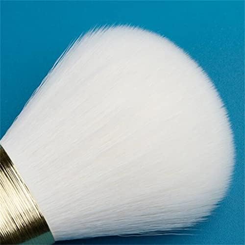 LXXSH פרלי לבן 13 יחידות שיער סינטטי מברשות איפור יופי מוגדר-שיק יופי אבקת אבקת קווי מתאר צלליות (צבע: