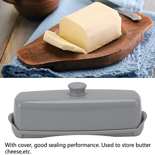 פלסטיק תיבה, גדול קיבולת קומפקטי גבינת אחסון תיבת עם מכסה סכין מתאים לבית מטבח מקרר