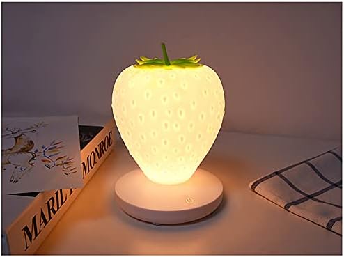 2ki הגנה על עיניים LED תות למנורת אווירה מנורת שולחן מצוירת