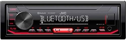 JVC KD-X260BT מקלט מדיה דיגיטלי הכולל Bluetooth / USB / Pandora / iHeartradio / Spotify / 13-Band Eq, Black