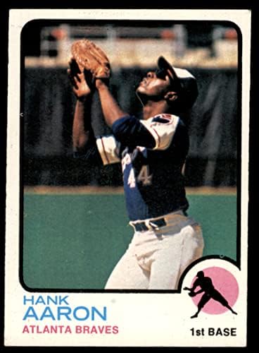 1973 Topps 100 Hank Aaron Atlanta Braves Ex Braves