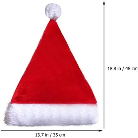 2 יחידות סנטה כובע הוביל חג המולד כובע אור עד חג כובע למבוגרים קלאסי חג המולד כובע חדש שנה חגיגי דקור