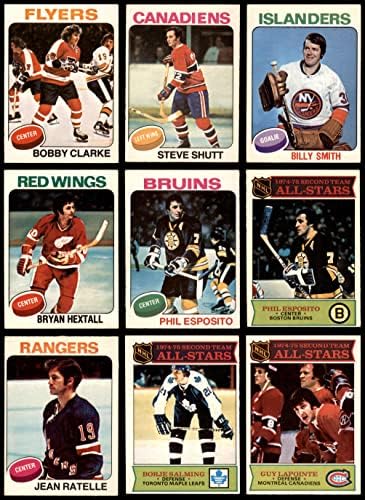 1975-76 O-PEE-CHEE NHL SETENT SET FACTIAL SET+
