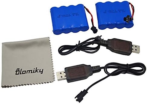 חבילה של Blomiky 2 4.8V 700mAh Ni-CD חבילת סוללות וכבל מטען USB לחופר SY-E511 RC C181 C182 C185 1/18 סולם