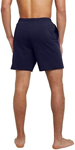 היינס גברים של ספורט מכנסיים קצרים, האהוב כותנה ג 'רזי מכנסיים קצרים, למשוך-על לסרוג מכנסיים קצרים עם כיסים,