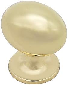 טבעת ארון סמטת אוטופיה צ'רלטון כפתור משיכה - טיפת ארונות דקורטיבית משכה ידיות לארונות ומגירות - זהב מלוטש