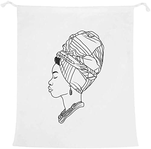 'אישה אפריקאית' כביסה/כביסה / אחסון תיק