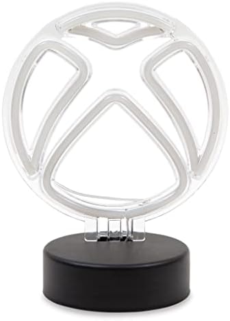 לוגו לבן ניאון מנורת שולחן / סוללה-מופעל מצב רוח אור עבור שולחן, מדף / 9 סנטימטרים