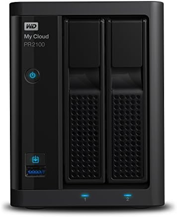 WD 16TB My Cloud Pro Series Pr2100 אחסון מצורף רשת - NAS - WDBBCL0160JBK -NENSN