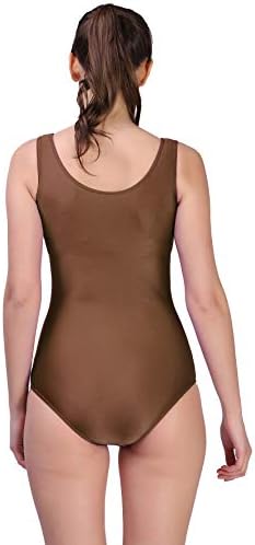 נשים ניאון בתוספת גודל בטן בקרת בגד ים בגד גוף, חתיכה אחת ללא שרוולים בגד גוף עבור לשחות התעמלות ריקוד