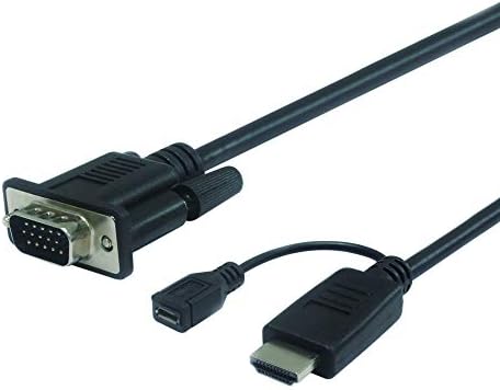 VisionTek HDMI לכבל VGA - 6 רגל, תומך 1080p @60Hz