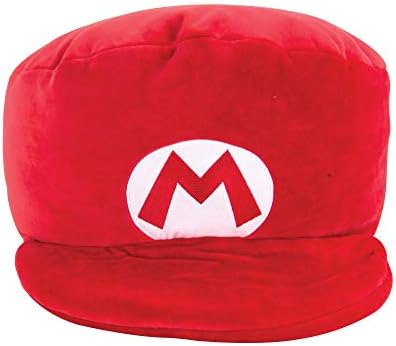 מועדון מוקי-מוקי-נינטנדו סופר מריו קטיפה-מריו כובע קטיפה-אספנות רטוב קטיפה-15 אינץ