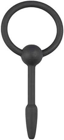 Sinner Gear Plug פין סיליקון עם טבעת - תקע פין סיליקון חלול עם טבעת להפעלה למבוגרים - צלילי שופכה