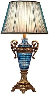 רכוש רטרו סגנון אירופאי מנורת שולחן זכוכית שרף שרף דקורטיבי מנורה ליד מיטה מנורת תאורה דקורטיבית
