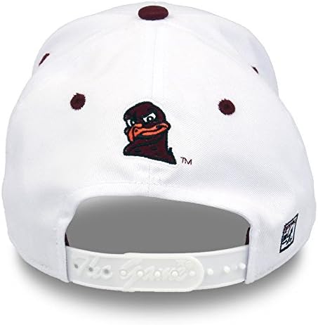 המשחק הוקי וירג ' יניה טק יוניסקס כובע עיצוב בר, לבן, מתכוונן, מידה אחת