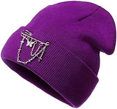 כובע Manhong לקשט 2021 כובעים למבוגרים ניטרליים סרוגים צמר חורפי חם שמור על כובע בייסבול חיצוני