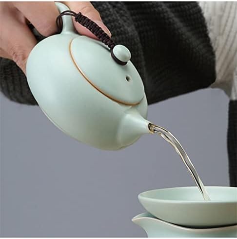 קומקום קומקום Liuzh סיני Ru Kin Teapot Xishi Teapot Ceramic Ice משרד קומקום סדוק וסיר יחיד ביתי