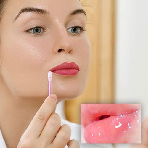 מתנות לנשים, ליפ גלוס סט חד פעמי 20 יחידות מיני כותנה טושי שפתון ברור / כהה לחות שפתיים שמן סט מתנה עבור