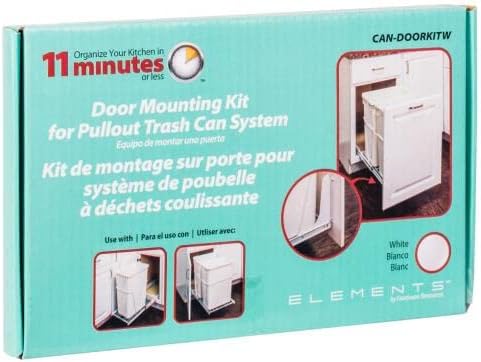 משאבי חומרה ערכת הרכבה לדלתות לפח האשפה הנסיגה - חומרת פסולת ארון מטבח לסדרת CAN -EBM - התקנה קלה, פלדה