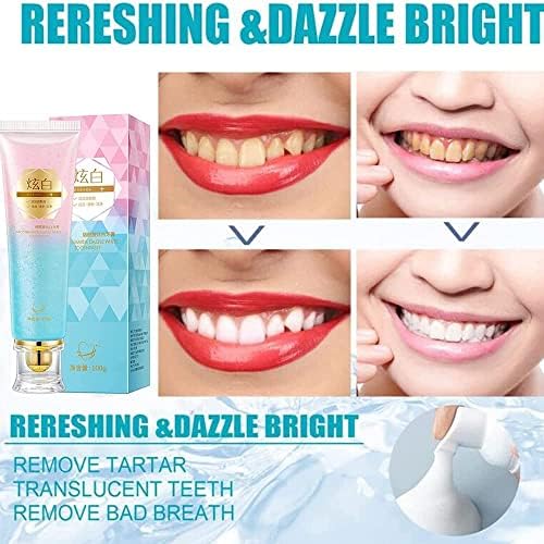 2023 משחת שיניים לבנה מסנוורת חדשה נשימה טרייה ניאצינאמיד רע H Breat הסר, משחת שיניים לבנה מסנוורת