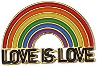 סיכות גאווה גאווה-גאווה-גאווה-לאביזרי LGBTQ-Love-Love הוא סיכות אהבה-אנמל לתרמיל סיכות כובע-לאפל לפסטיבלי
