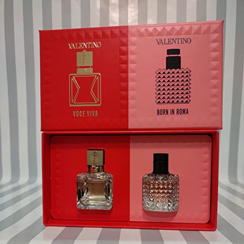 נולד ברומא Voce Viva eau de Parfum Mini Duo Set חדש בתיבה 0.2 fl oz