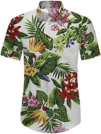 2023 לוגו מותאם אישית חדש חולצות הוואי גברים מגדירים כפתור שרוול קצר במורד חולצת פרחים ומכנסיים קצרים
