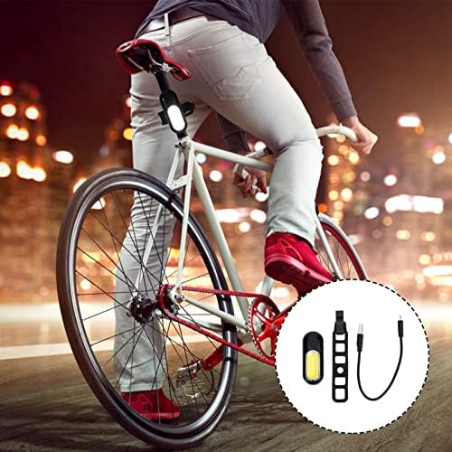 פליז 1 סטייל לילה רכיבה על אופניים קדמיים ואחורי אורות אזהרה קלים להתקנת קליפ אור אור אופניים בהיר על אור