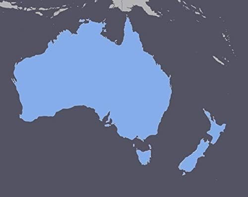 מפת אוסטרליה וניו זילנד 2023 למכשירי גרמין