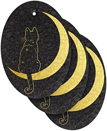 Alaza חתול חמוד ירח סהר טבעי ספוג טבעי ספוג תאית תאית למנות שטיפת אמבטיה וניקוי משק בית, שאינו מגרש וידידותי
