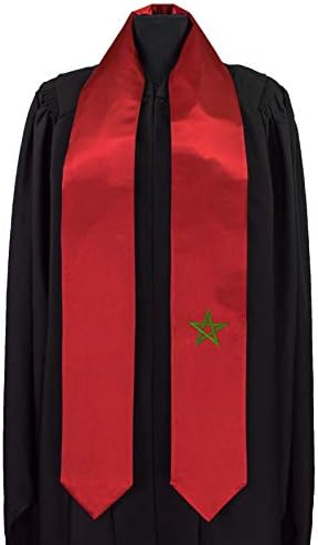 ראיית ללבוש מרוקו דגל סיום אבנט / גנב בינלאומי מחקר בחו ל למבוגרים יוניסקס