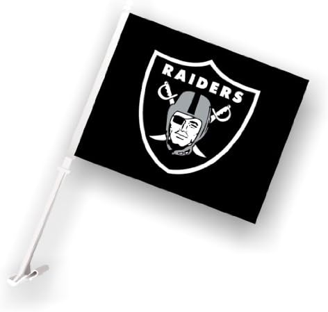 דגל מכונית NFL עם סוגר קיר