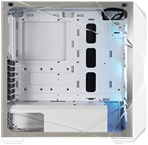 מקרר מאסטר מאסטרבוקס טד500 רשת-ארגב מחשב עם רשת טסלט, 3 על 120 מ מ מאווררים מותקנים מראש, לוח צד זכוכית