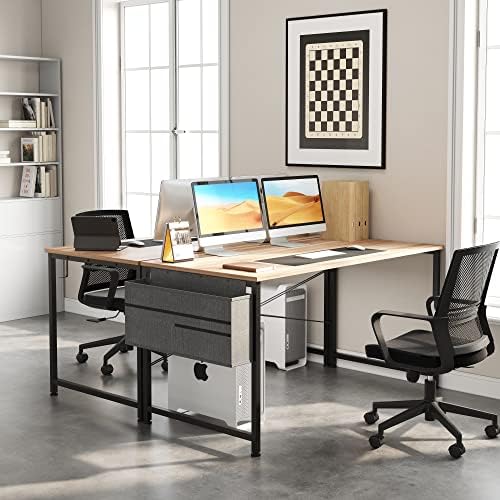 31 אינץ מחשב שולחן, בית משרד שולחן, קטן כתיבה שולחן, עץ מחשב שולחן, מודרני פשוט שולחן מחקר, טבעי