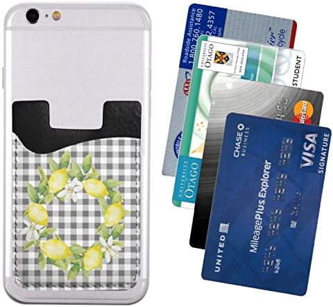 Gagaduck Lemon Hessive Pocket Pocket Place Stick על ארנק כרטיסי שרוול זיהוי אשראי מחזיק תעודת זהות תואם לרוב