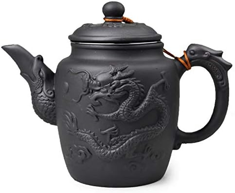 Dargon Teapot 20oz עם פילטר נירוסטה לקומקום תה צמחים כיריים
