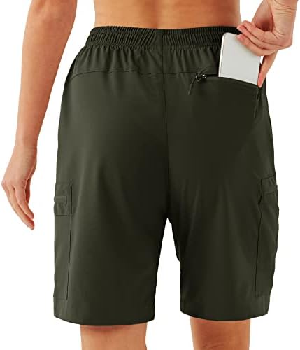 מכנסי מטען לנשים אורבני ביותר מכנסיים קצרים מהיר של מכנסי קיץ קלים מהירים לנשים גולף נסיעות חיצוניות
