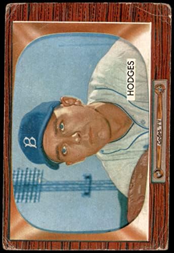 1955 Bowman 158 Gil Hodges Good Dodgers Hof