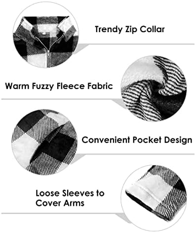 Tiyomi Plus בגודל גודל סווטשירטים מפוצצים לנשים שרוך סוודר רבע רוכסן צמרות עניבות צבע/נמר/משובץ