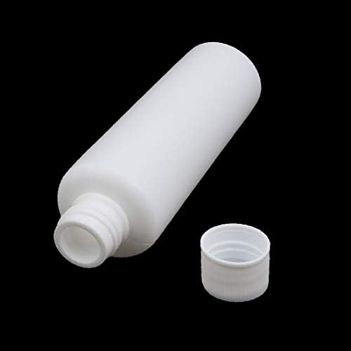 X-DREE 3.4OZ HDPE פלסטיק לבן ניתן למילוי צנצנת אחסון פה צר (Frasco de Botella de Almacenamiento de Boca Estrecha