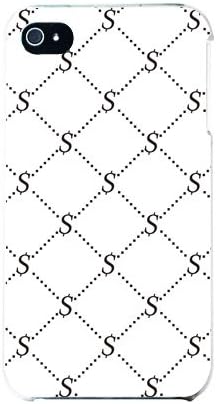 Monogram Skin Sope S עיצוב שחור לבן על ידי ROTM/עבור iPhone 4S/AU AAPI4S-PCCL-202-Y354